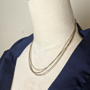 Chan Luu Layered Multi-Strand Necklace | Boho Luxe Minimalist Chain Layering